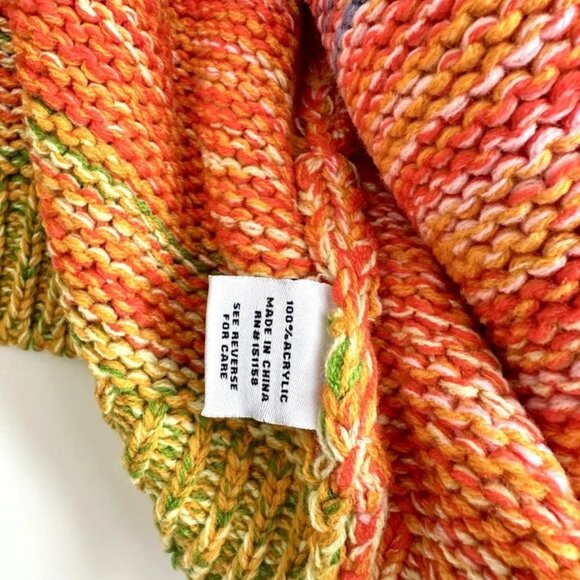 NWT 525 America Open Front Balloon Sleeve Cardigan in Multi Size XS/S - Picture 8 of 8